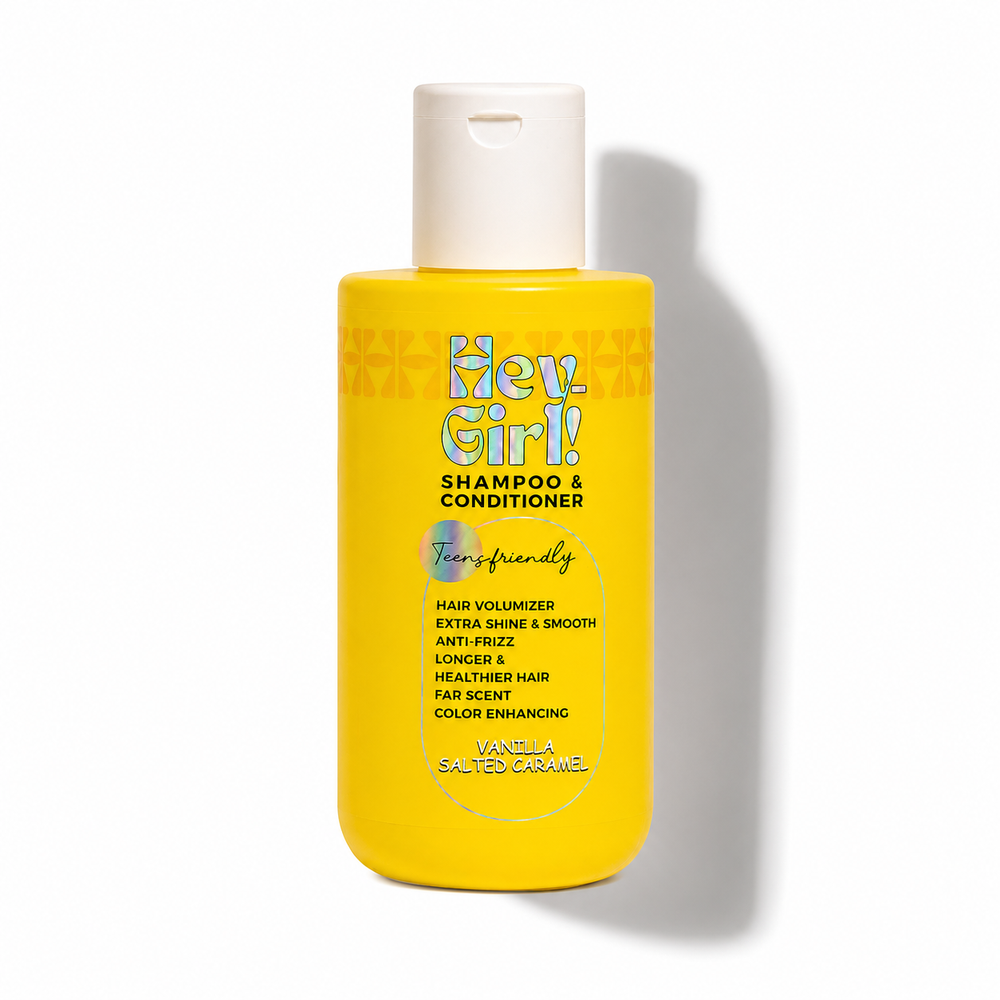 VANILLA SALTED CARAMEL shampoo & conditioner -300ML- 2IN1 FOR CURLY DAMAGED HAIR