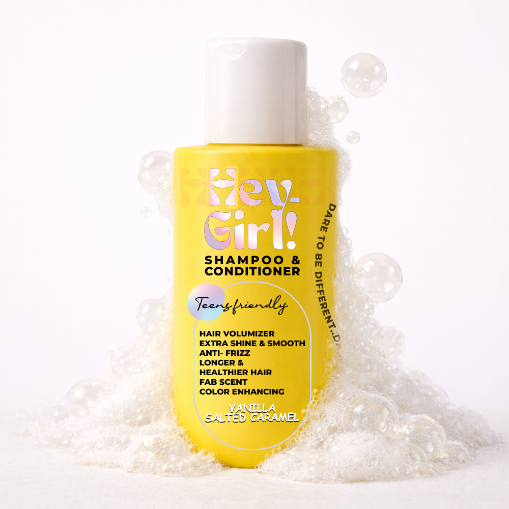 VANILLA SALTED CARAMEL shampoo & conditioner -300ML- 2IN1 FOR CURLY DAMAGED HAIR